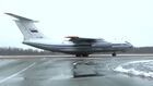 Самолет Ил76МД с военнослужащими Белоруссии - частью Коллективных миротворческих сил ОДКБ - на борту вылетает с аэродрома "Мачулищи". Миротворцы направляются в Казахстан, где массовые протесты против повышения цен на сжиженный газ переросли в беспорядки. Скриншот видео. Изображение является раздаточным материалом, предоставлено третьей стороной. Только редакционное использование. Запрет на архивирование, коммерческое использование, рекламную кампанию. Место: Белоруссия. Отправка белорусских миротворцев в Казахстан