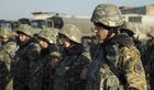 Военнослужащие Армении - часть Коллективных миротворческих сил ОДКБ - перед отправкой в Казахстан. Три военно-транспортных самолета Ил-76 ВКС России с подразделением миротворческого контингента ВС Армении из состава миротворческих сил ОДКБ отправятся из аэропорта Звартноц Республика Армения в Республику Казахстан. В соответствии с решением Совета коллективной безопасности ОДКБ, принятым 6 января 2022 г., в Республику Казахстан на ограниченный по времени период для стабилизации и нормализации обстановки направлены Коллективные миротворческие силы Организации договора о коллективной безопасности. В их состав вошли подразделения вооруженных сил Российской Федерации, Республики Белоруссия, Республики Армения, Республики Таджикистан и Киргизской Республики. Стоп-кадр с видео. Изображение является раздаточным материалом, предоставлено третьей стороной. Только редакционное использование. Запрет на архивирование, коммерческое использование, рекламную кампанию. Место: Армения. Военные Таджикистана и Армении из состава миротворцев ОДКБ вылетают в Казахстан