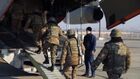 Военнослужащие Армении - часть Коллективных миротворческих сил ОДКБ - перед отправкой в Казахстан. Три военно-транспортных самолета Ил-76 ВКС России с подразделением миротворческого контингента ВС Армении из состава миротворческих сил ОДКБ отправятся из аэропорта Звартноц Республика Армения в Республику Казахстан. В соответствии с решением Совета коллективной безопасности ОДКБ, принятым 6 января 2022 г., в Республику Казахстан на ограниченный по времени период для стабилизации и нормализации обстановки направлены Коллективные миротворческие силы Организации договора о коллективной безопасности. В их состав вошли подразделения вооруженных сил Российской Федерации, Республики Белоруссия, Республики Армения, Республики Таджикистан и Киргизской Республики. Стоп-кадр с видео. Изображение является раздаточным материалом, предоставлено третьей стороной. Только редакционное использование. Запрет на архивирование, коммерческое использование, рекламную кампанию. Место: Армения. Военные Таджикистана и Армении из состава миротворцев ОДКБ вылетают в Казахстан