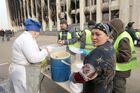 Восстановительные работы после беспорядков в Алма-Ате