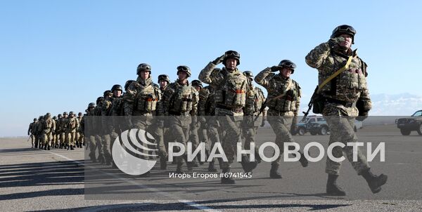 Возвращение миротворцев ОДКБ в Кыргызстан