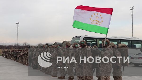 Возвращение миротворцев ОДКБ в Таджикистан