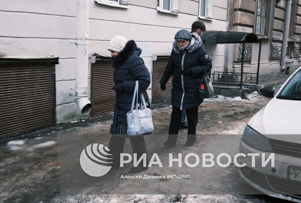 Зимняя оттепель в Санкт-Петербурге