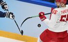 Игрок сборной России (команда ОКР) Владимир Ткачев в финальном матче по хоккею среди мужчин между сборными командами Финляндии и ОКР на XXIV зимних Олимпийских играх 2022. Место: Китай, Пекин. Автор: Алексей Филиппов. Олимпиада-2022. Хоккей. Мужчины. Финал
