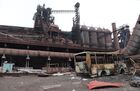 Комбинат имени Ильича в Мариуполе после освобождения от боевиков Комбинат имени Ильича в Мариуполе после освобождения от боевиков