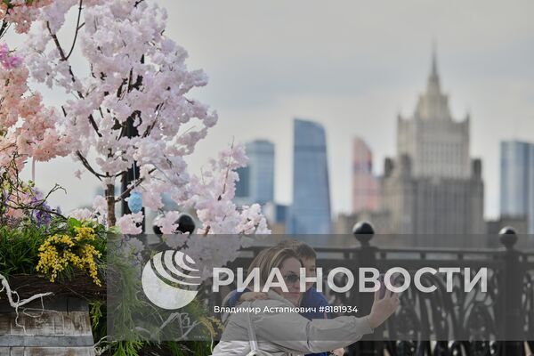 Отдых горожан в Москве