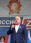 Губернатор Кемеровской области Сергей Цивилев выступает на "Всекузбасском слёте пионеров" в линейном парке бульвара Строителей в городе Кемерово. Торжественные мероприятия, посвященные 100-летию образования Всесоюзной пионерской организации им В.И.Ленина, проходят во многих городах России. Место: Кемерово. Автор: Данил Айкин/РИА Новости. Празднование 100-летия пионерской организации