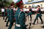 Последний звонок в кадетском казачьем корпусе в Краснодарском крае